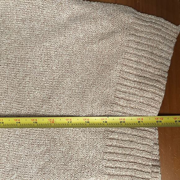 BDG Women's Tan Oversized V-Neck Pullover Cotton Blend Sweater Size Small - Picture 7 of 7